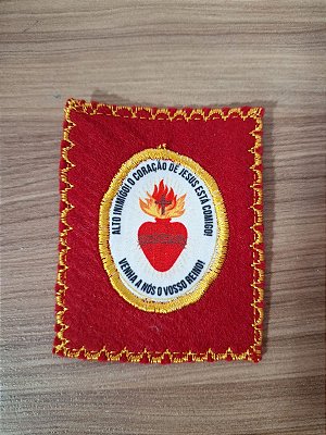 Detém-te! (Escudo do Sagrado Coração de Jesus) 8x6 cm