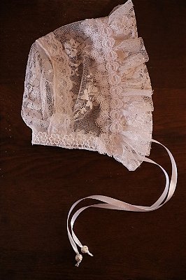 Véu toquinha para bebê