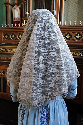 Véu Grace (bege escuro)