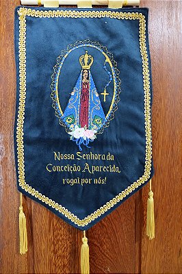 Estandarte de parede de Nossa Senhora Aparecida