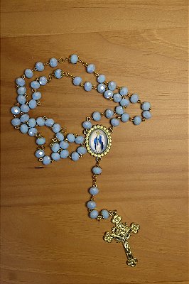 Terço Nossa Senhora das Graças 1 (em cristal)