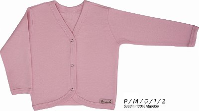 Casaco para bebê rosa