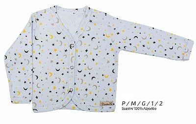 Casaco para bebê estampado