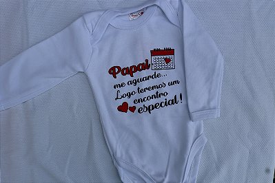 Body com frase papai