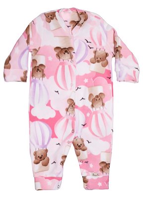 Macacão feminino de soft (estampas variadas)