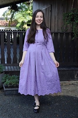 Vestido Stella Lilás