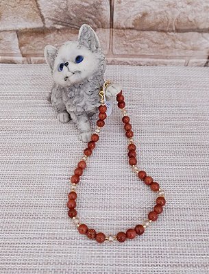 Colar Choker de Pedra-do-Sol
