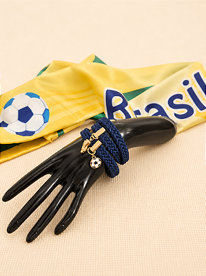 Pulseira Corda Náutica Azul Copa Bella Perla
