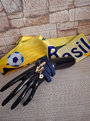 Pulseira Corda Náutica Azul Copa Bella Perla
