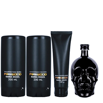 Kit Linha Firewood + Condicionador - Barba Brasil