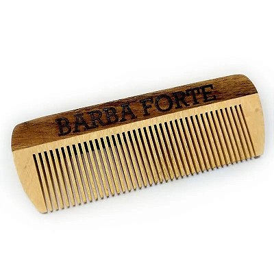 Pente de Madeira - de bolso - Barba Forte