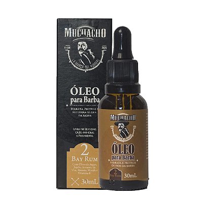 Oleo para Barba 30ml - Bay Rum - Muchacho