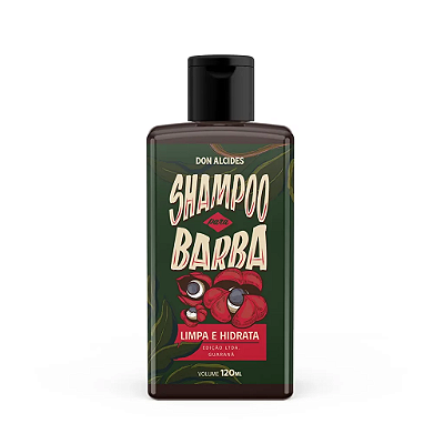 Shampoo para Barba 120ml - Guarana - Don Alcides