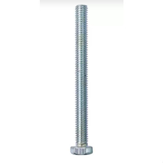 Parafuso Sextavado Zincado 1/4" X 3" - 100 Unidades com Porca
