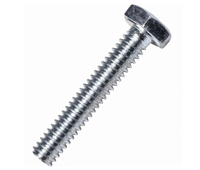 Parafuso Sextavado Zincado 1/4" X 2" - 100 Unidades