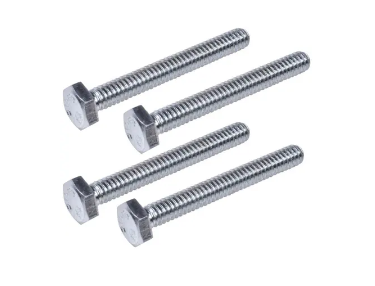 Parafuso Sextavado Zincado 1/4" x 2.1/2" - 100 Pecas com Porca