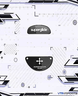 Mousefeet de Vidro Pulsar Superglide V1 - Zowie EC Series  (PRETO)