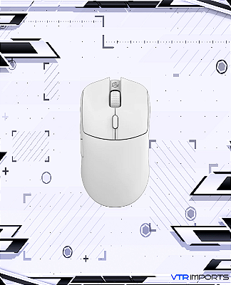 (PRONTA ENTREGA) Mouse G-WOLVES HTX ACE Wireless - White (SOLID) + MANGUITO DE BRINDE