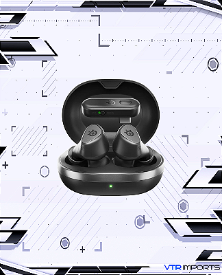(PRONTA ENTREGA) Fone Auricular STEELSERIES Wireless ARCTIS GAMEBUDS (XBOX/PC/PLAYSTATION) - Preto