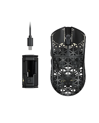 (PRONTA ENTREGA) Mouse IPI Float 88 - Fibra de carbono, 8Khz, Tri-mode, sem fio