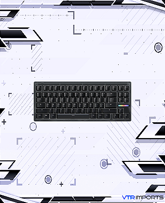(PRONTA ENTREGA) Teclado Wooting 80HE+ PCR - Ghost