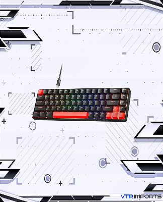 (PRONTA ENTREGA) Teclado Magnético Gamer TKB T68-C