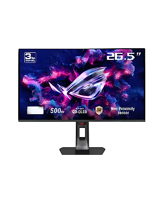 (ENCOMENDA) Monitor Gamer ASUS - ROG Strix 27" 2K OLED 500Hz 0.03ms (HDMI, DisplayPort)