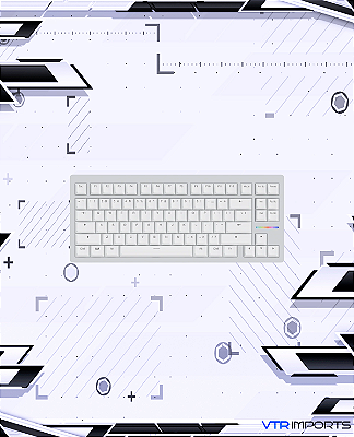 (PRONTA ENTREGA) Teclado Wooting 80HE+ Zinc White