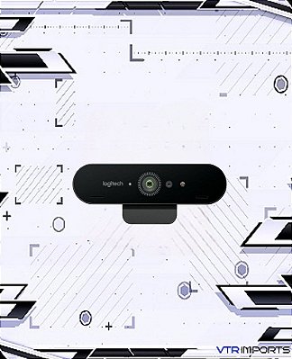 (PRONTA ENTREGA) Webcam Logitech UltraHD 4K BRIO (SEM CAIXA E SEM CABO)