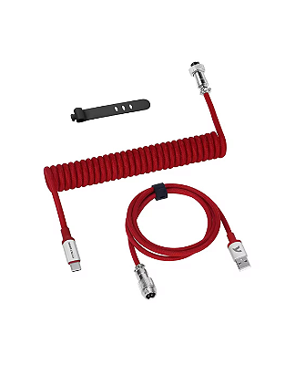 (PRONTA ENTREGA) Cabo Attack Shark Coiled USB-C para USB-A