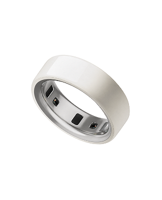 Anel Inteligente Oura Ring 4 Cerâmica - Cloud White