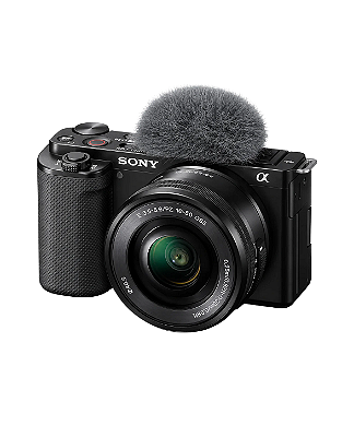 Câmera Digital Sony ZV-E10 24.2MP 3.0" Lente 16-50MM OSS