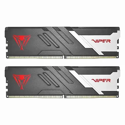 Memória RAM Patriot Viper Venom 64GB (2x32GB) DDR5 6000 MT/s CL30 - Preto / Prata (PVV564G600C30K)