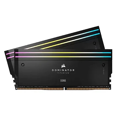 Memória RAM Corsair Dominator Titanium RGB 32GB (2x16GB) DDR5 7200 MT/s CL34 - CMP32GX5M2X7200C34