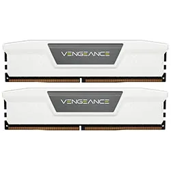 Memória RAM Corsair Vengeance DDR5 32GB (2x16GB) 6400 MT/s - Branco (CMK32GX5M2B6400Z32W)