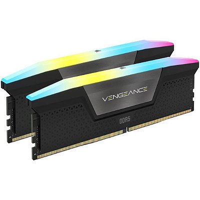 Memória Corsair Vengeance RGB DDR5 32GB (2x16GB) 5200 MT/s CMH32GX5M2B5200C40