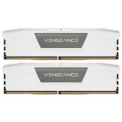 Memória RAM Corsair Vengeance 32GB (2x16GB) 5200 MT/s - Branco (CMK32GX5M2B5200C40W)