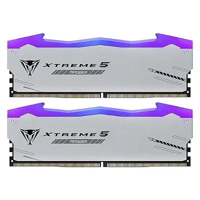 Memória RAM Patriot Viper Xtreme 5 RGB 48GB (2x24GB) DDR5 6400 MT/s CL32 - PVXR548G64C32KM