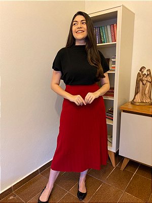 Saia de tricot (Modal)