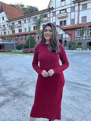 Vestido de mousse (Cereja)