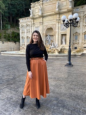 Saia de courinho (Caramelo)