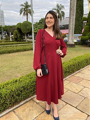 Vestido envelope (Vermelho)