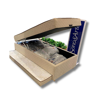 Bibox Baú Molas Ensacadas Solteirão (50x200x100) - SoftFlex