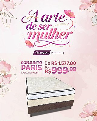 Cama Unibox Acoplada Paris Molas Ensacadas - SoftFlex