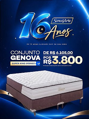 Conjunto Box Molas Ensacadas Genova - SoftFlex