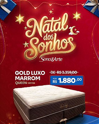 Conjunto Box Gold Luxo Molas Ensacadas - Soft Flex