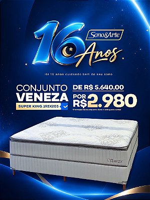Conjunto Box Veneza Molas Ensacadas - SoftFlex