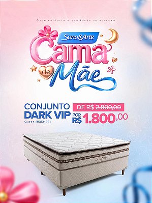 Conjunto Box Gold Dark Vip Molas Ensacadas - Soft Flex