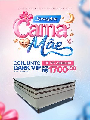 Conjunto Box Gold Dark Vip Molas Ensacadas - Soft Flex
