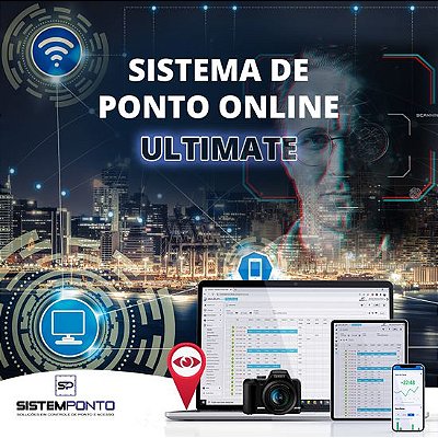 Sistema de Ponto Web FACIAL | Plano Ultimate Mensal | Registro Por Reconhecimento Facial